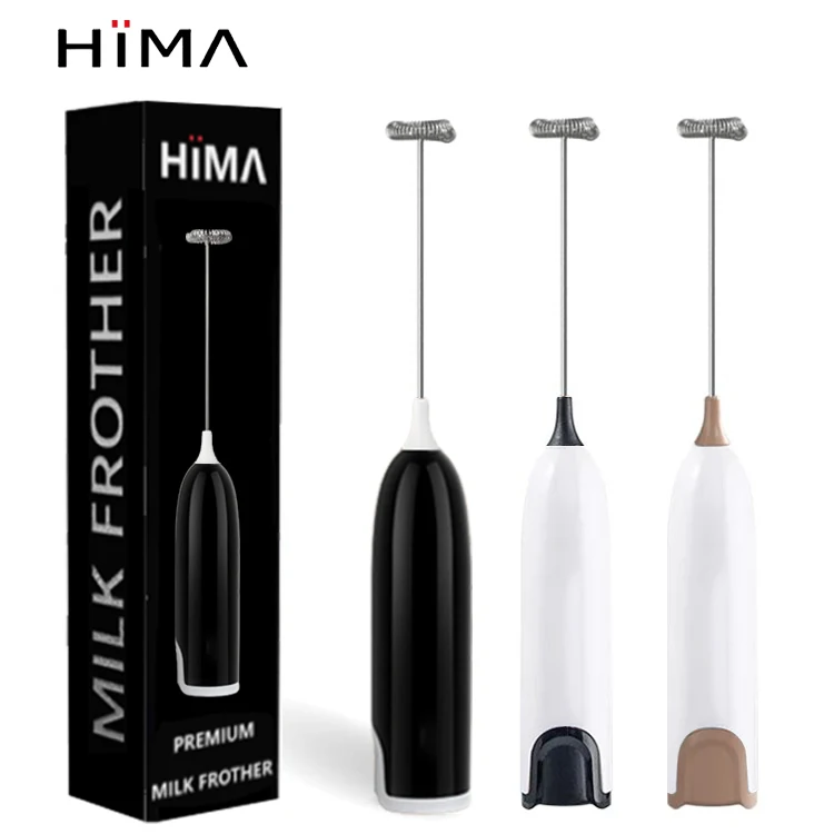 Электрический пенообразователь, венчик маття, электрический ручной венчик, Электрический миксер для напитков, ручной Пенообразователь для молока на батарейках