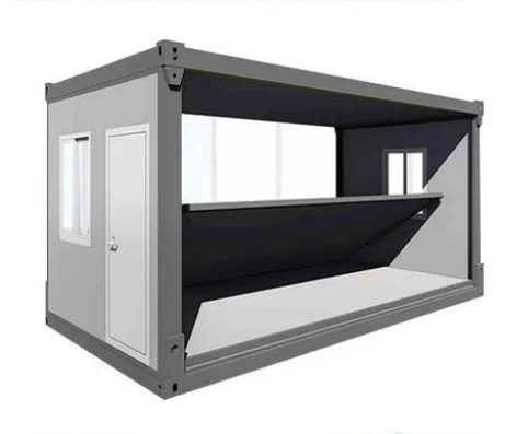 Z-Type 20ft foldable container house prefabricated folding house