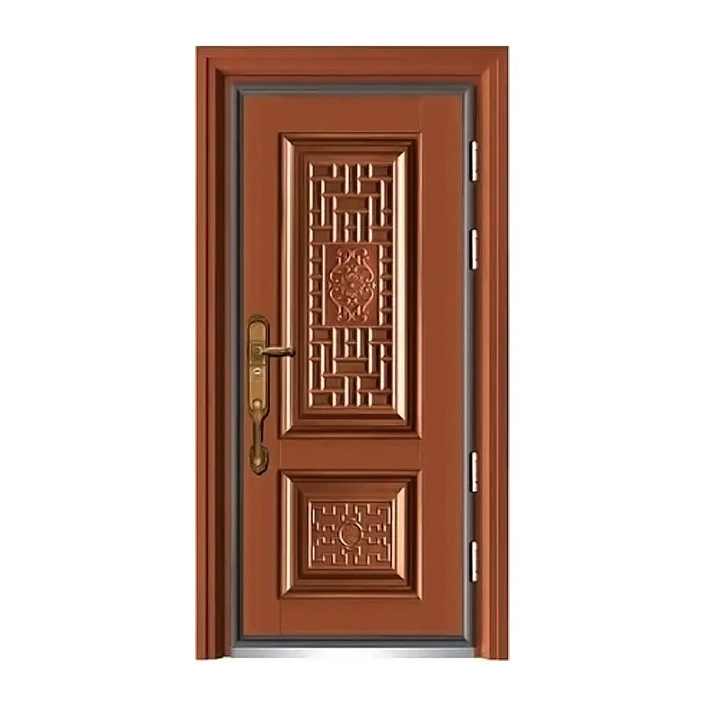 Competitive Price Luxury Custom Single Leaf Iron Door for House Entrance with Stable and Strong Structure
