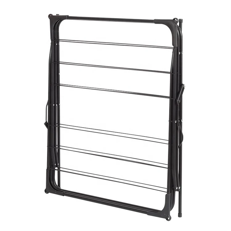 Space Saving Laundry Home Wire Steel Drying Racks & Rails Dry Line Indoor Foldable Stand Metal Clothes Rack
