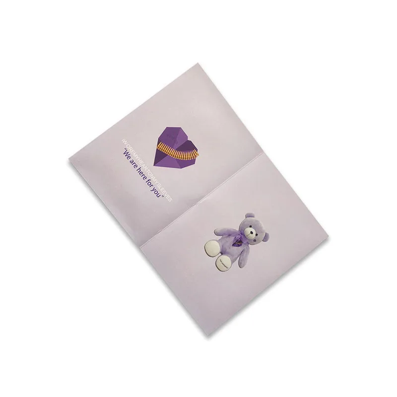 High quality voice recordable gift card sound recording greeting for birthday