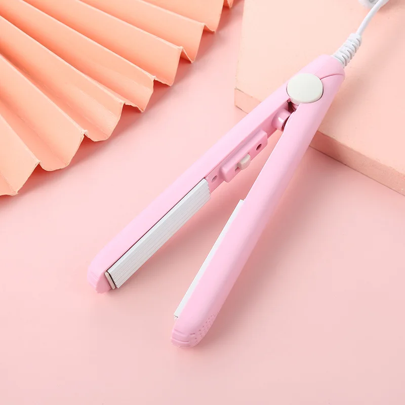 Wholesale 2 in 1 Mini Hair-Straightener Flat Iron professional hair straightener & Curling Iron Styling Tools