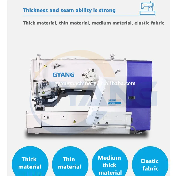 Computer Straight Eye Sewing Machine Lobar Suit Button Hole Sewing Machine Made in China