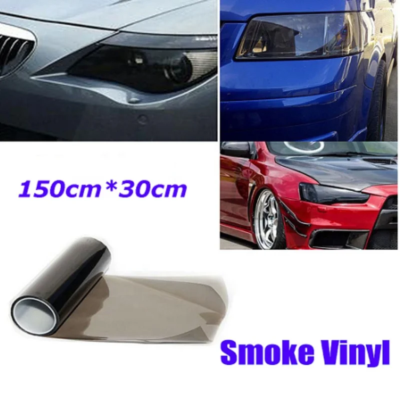 
30x150cm Vinyl Wrap Black Tint Film + Wrap Wrapping Squeegee Tool Scraper kit 