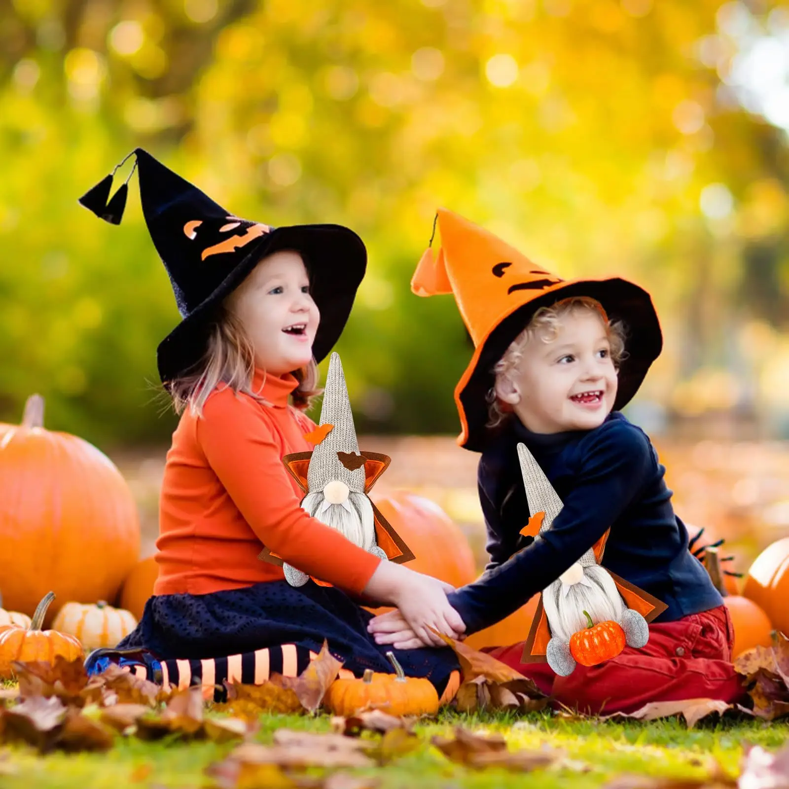 Halloween Decorations Doll Witch Ghost Festival Faceless Oldman Doll Tabletop Decoration Scandinavian Tomte Gnomes