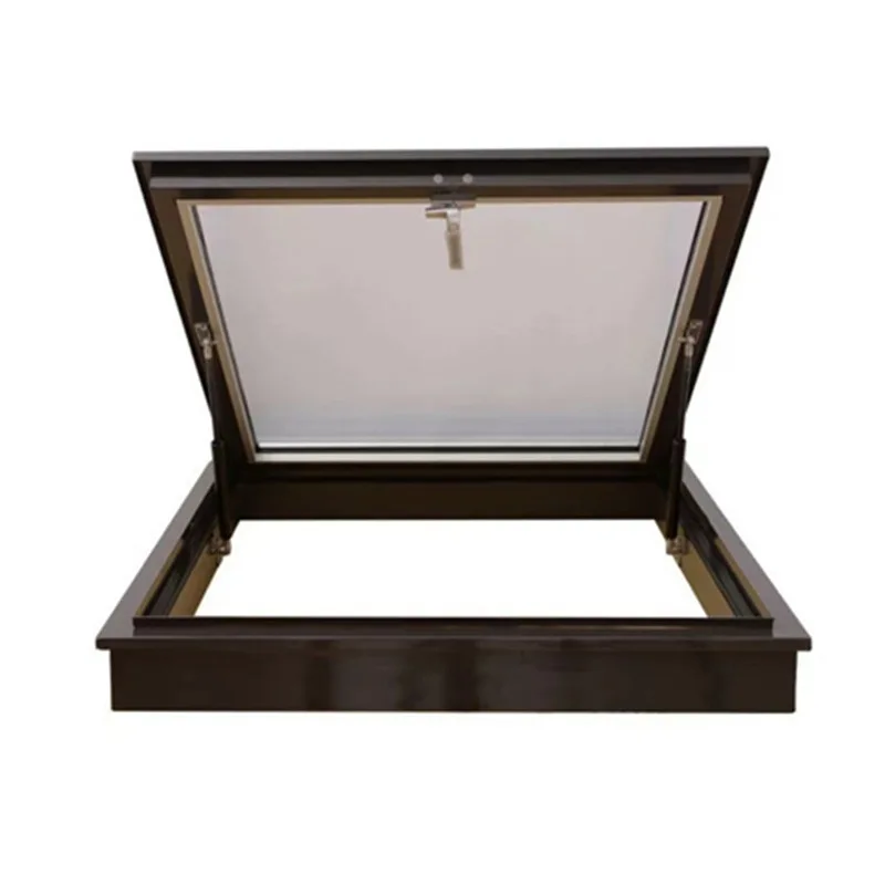 Modern Simple Home Window Design cheap price Aluminium Electric Skylight Windows