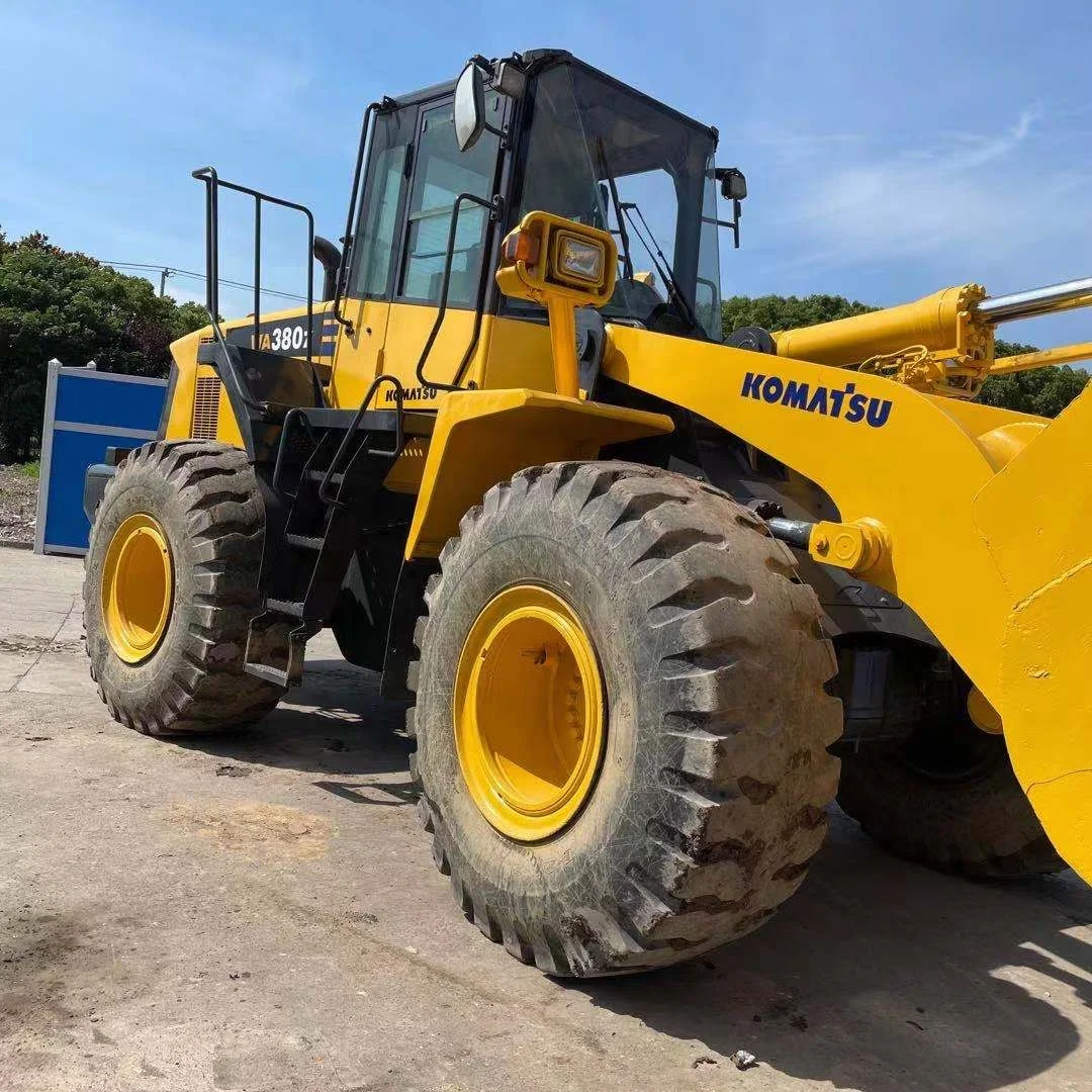 High Condition Used Komatsu wa380 -6 Wheel Loaders , wa320 wa470 Mini 500kg Loading Used Loader