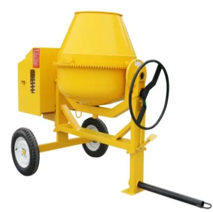 W High Efficiency wheelbarrow 350 400 500 700 Short Mixing Time Portable Concrete Mixer Electric Diesel Gasoline