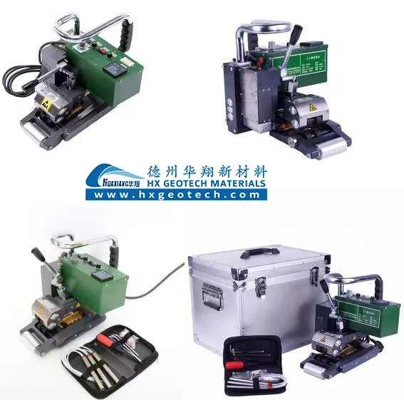 PVC EVA hdpe liner welding machine can weld 0.2-3mm membrane COMET 500 2300w 230V HDPE geomembrane welding equipment machine