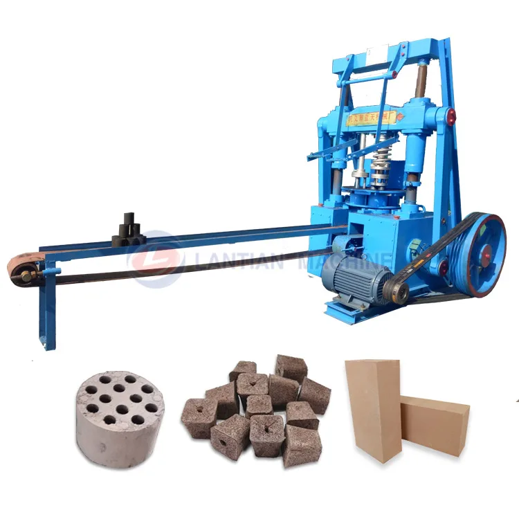 Straw sawdust mixed coal briquettes making machine cow dung briquette machine