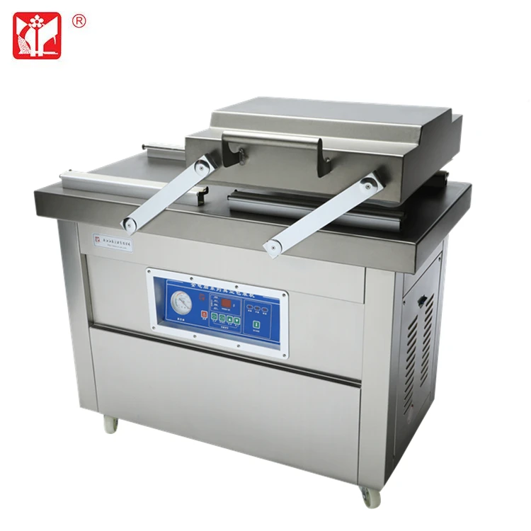 electrical control double chamber vacuum packing machine for food