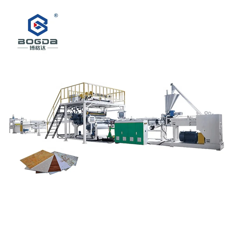 PVC  marble sheet production line  plastic decorative plate wall panel ceiling making machine