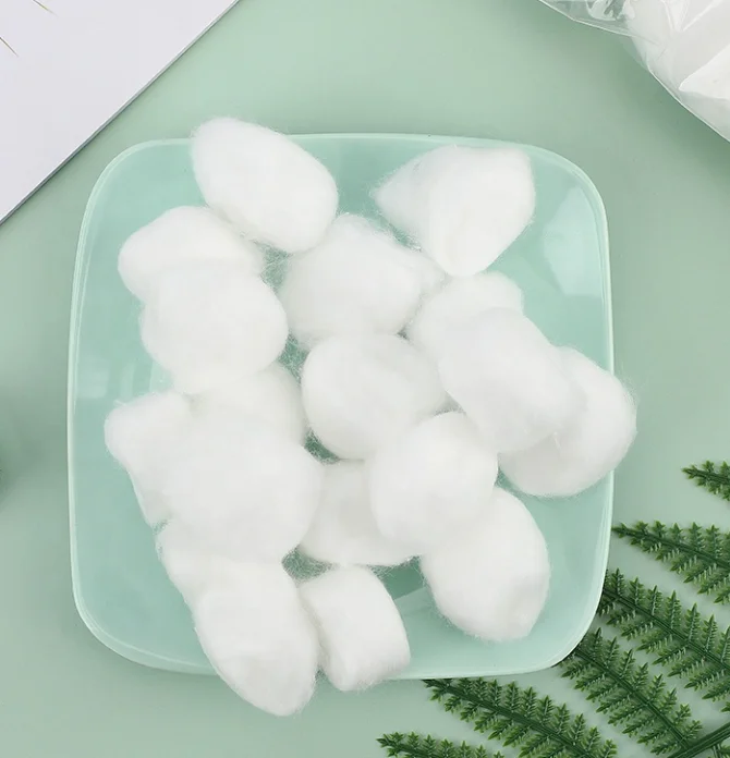 high quality100% medical absorbent cotton balls