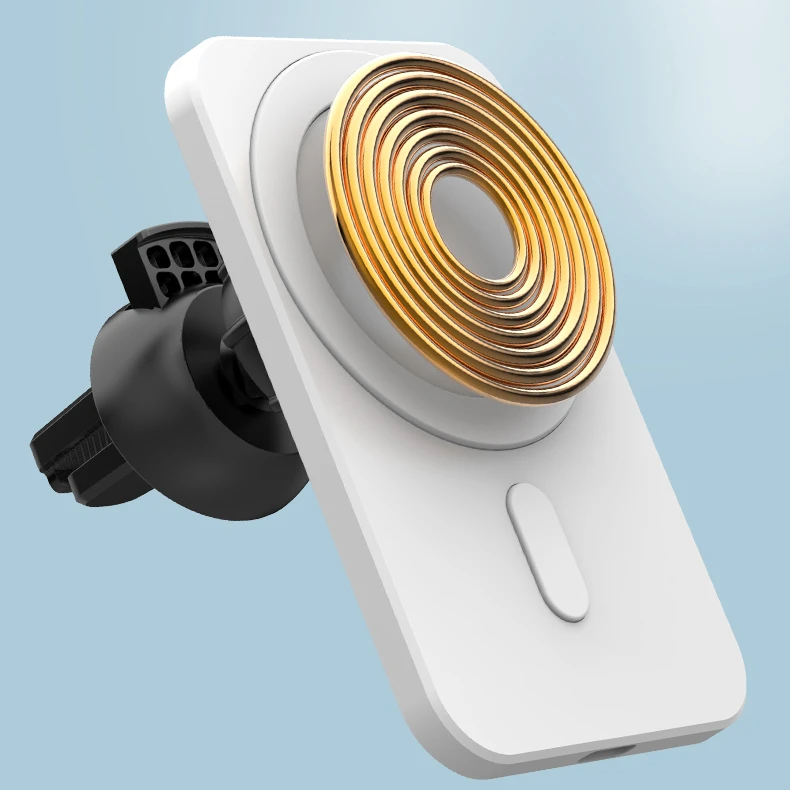 Magnetic Wireless Car Charger For iPhone13 Wireless Phone Charger 15W With Magnetic Ring Car Charger