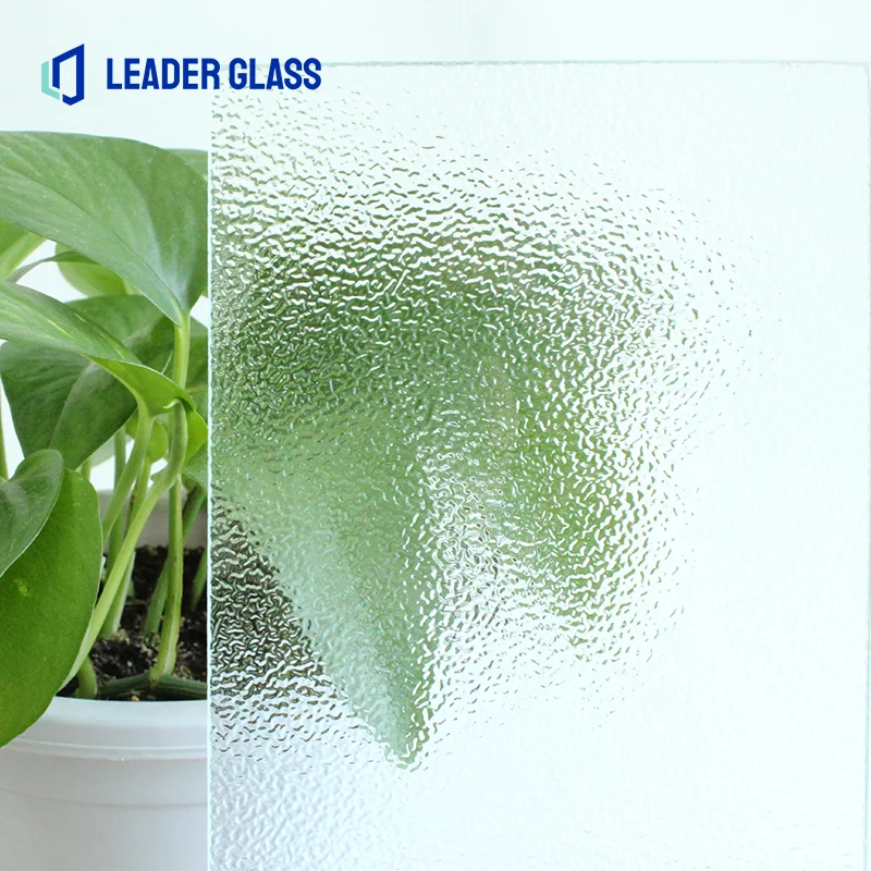 China Manufacture price 8mm 10mm clear nashiji pattern glass sheet for furniture