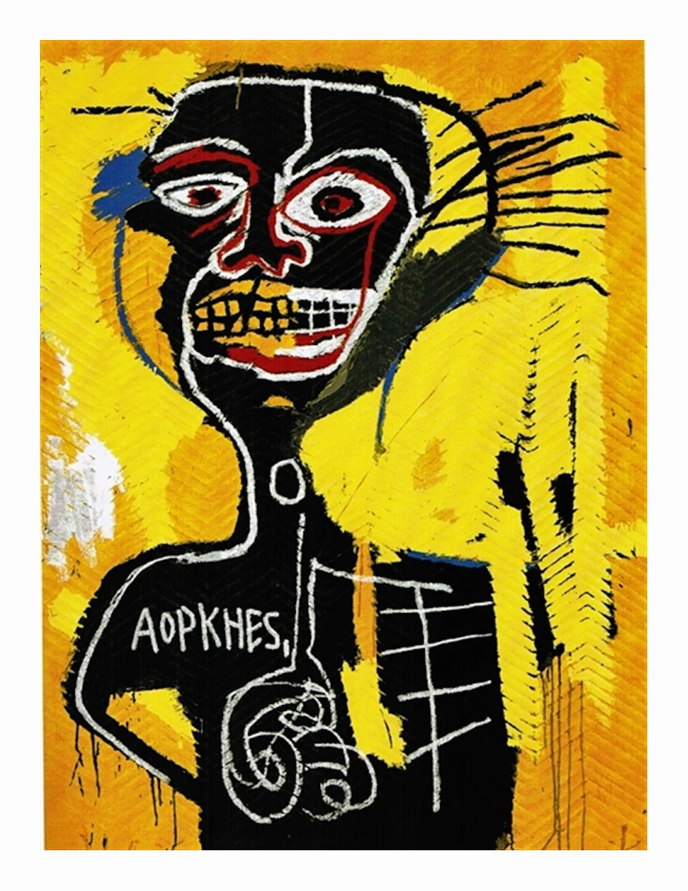 
Jean Michel Basquiat Abstract Graffiti Modern Artist Wall Art Canvas Painting Art Poster Print Wall Picture For Home Living Room 