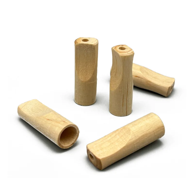 Wholesale Custom Wooden Filter Tips Eco-Friendly Disposable Birch Wood Mouthpiece with Different Sizes for Crafts