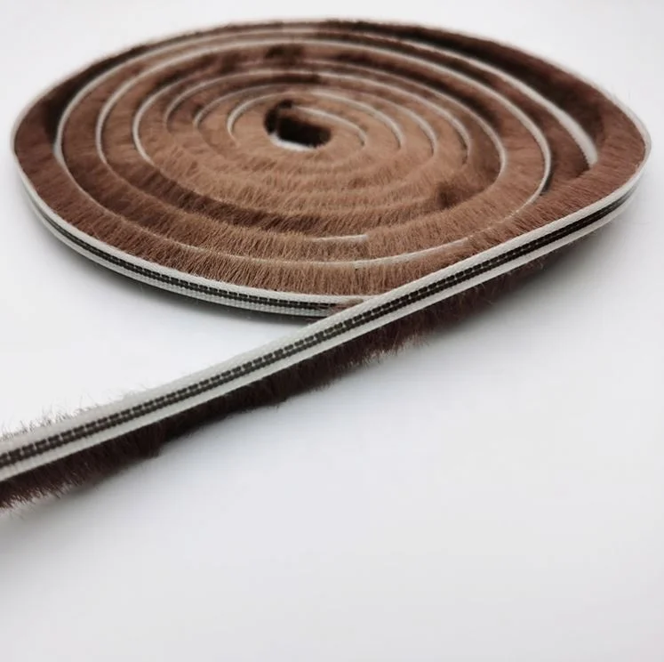 Accessories for glass doors, without siliconized wool