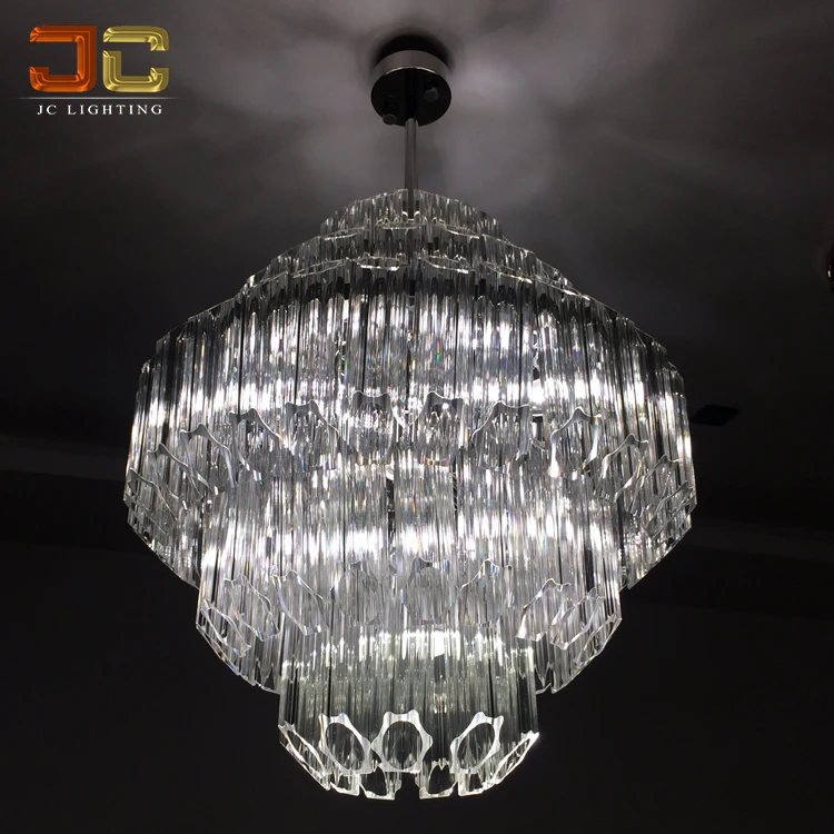 plum blossom glass tube lighting modern pendant chandeliers customization lamp for hotel room