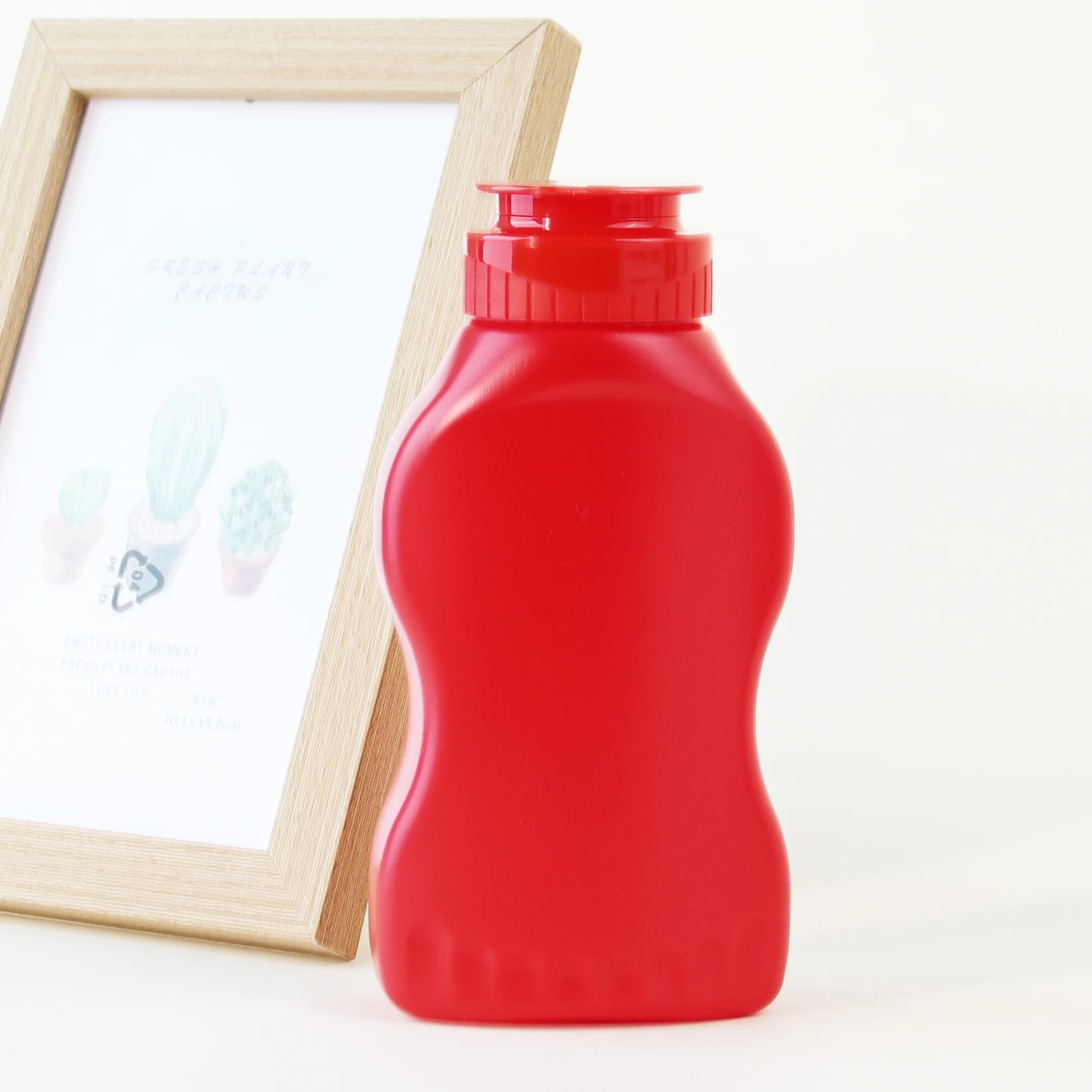 Wholesale 200ml New Product PET Plastic Kitchen Syrup Salad Sauce Ketchup Squeeze Bottle