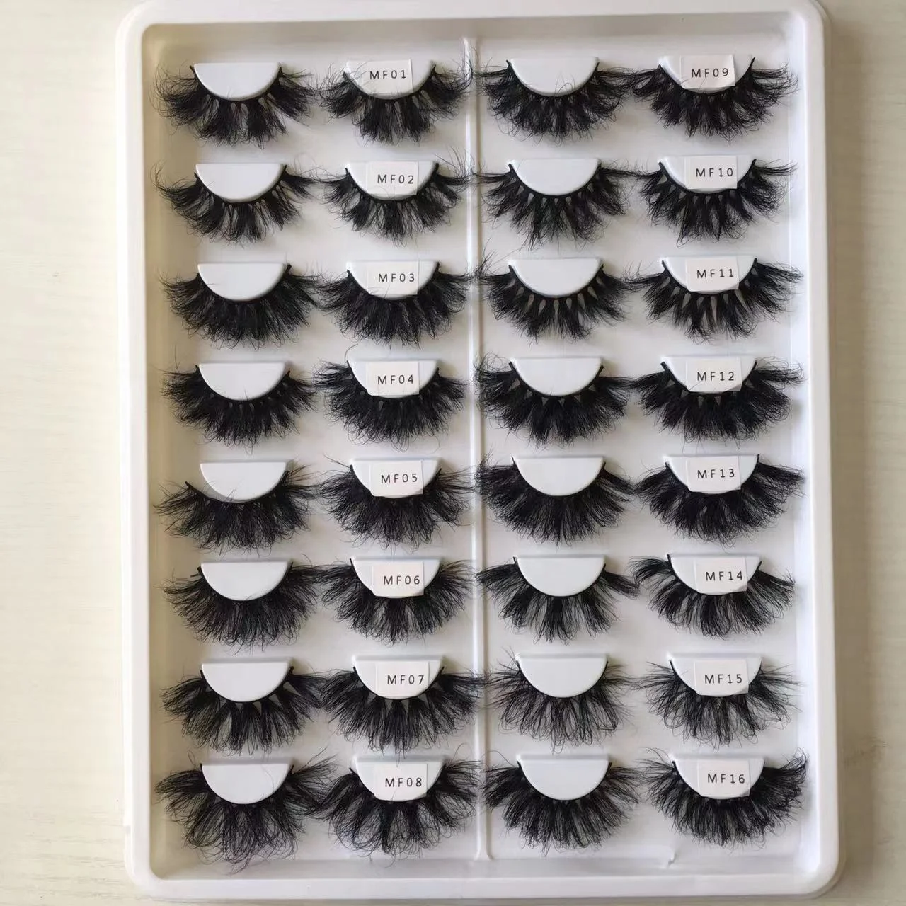 Free sample 25mm Russian Eyelashes extra curly 5D mink eyelash 25MM  thick super fluffy  eyelashes