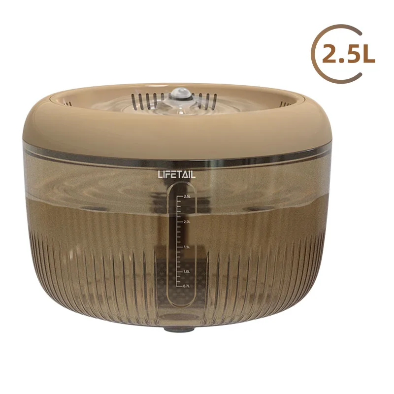 usb cable operated cat water fountain automatic pet dog cat water fountain 2.5L  automatic circulating water pet dispenser