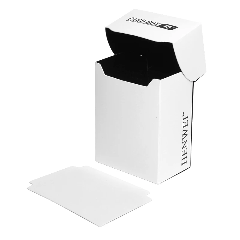 Custom Storage Acid Free Foldable Folding PP Plastic Deck Box Packaging plastic deck box