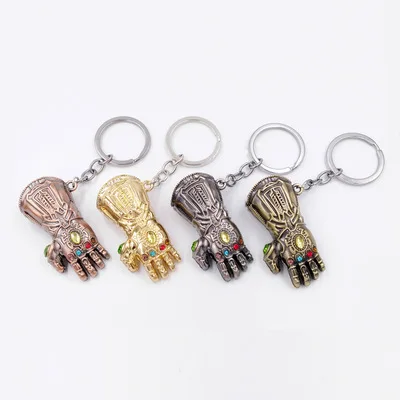 
Wholesale movie 3 Marvel Cheap Price 3D Metal Anime Thanos Keychain 