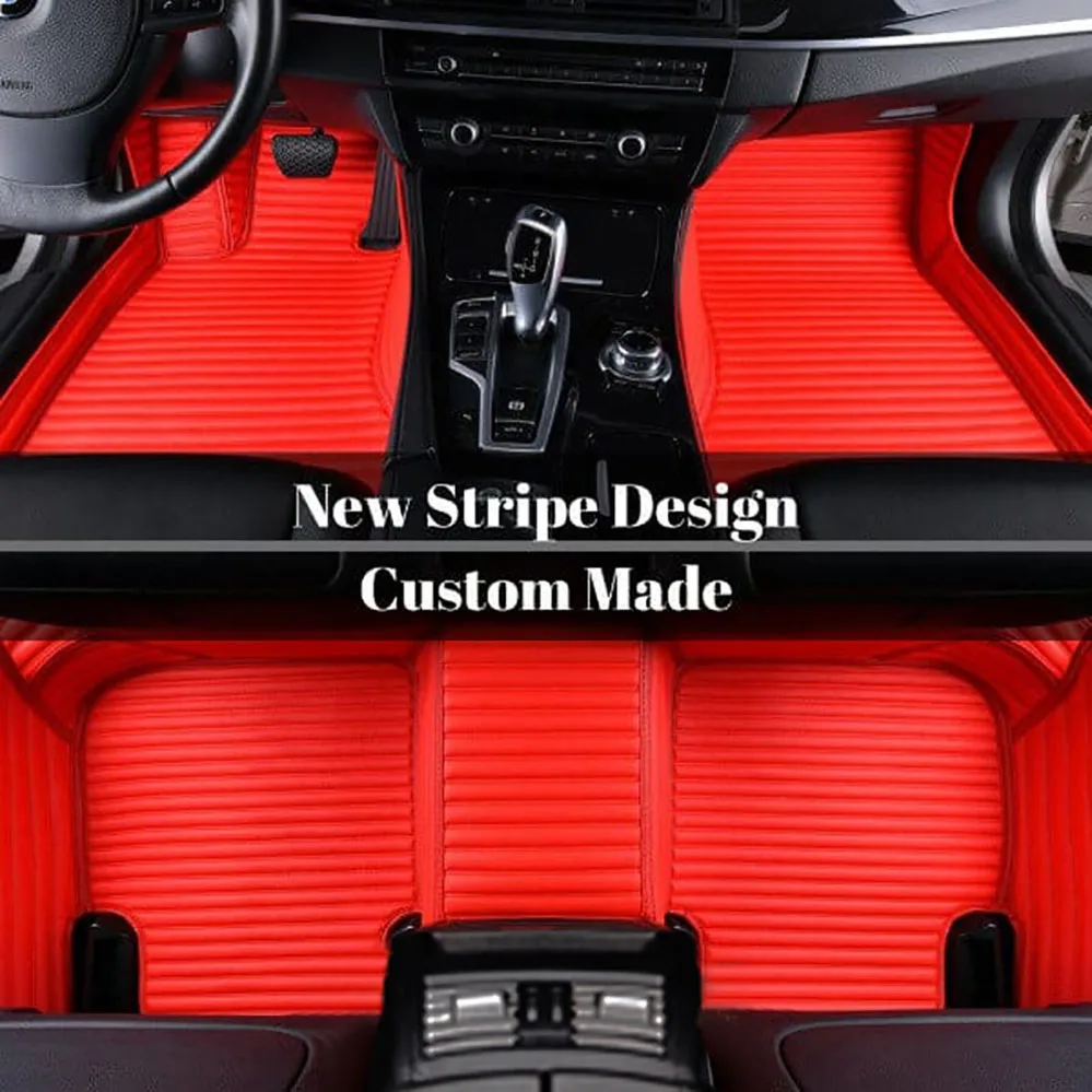 QCI161 High Quality Universal Car Mat Fully Surrounded Customization All Leather Car Floor Pad Car Foot Pad