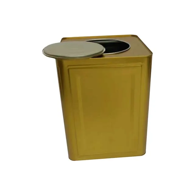 5 gallon olive oil tin can square tin cans for food packaging