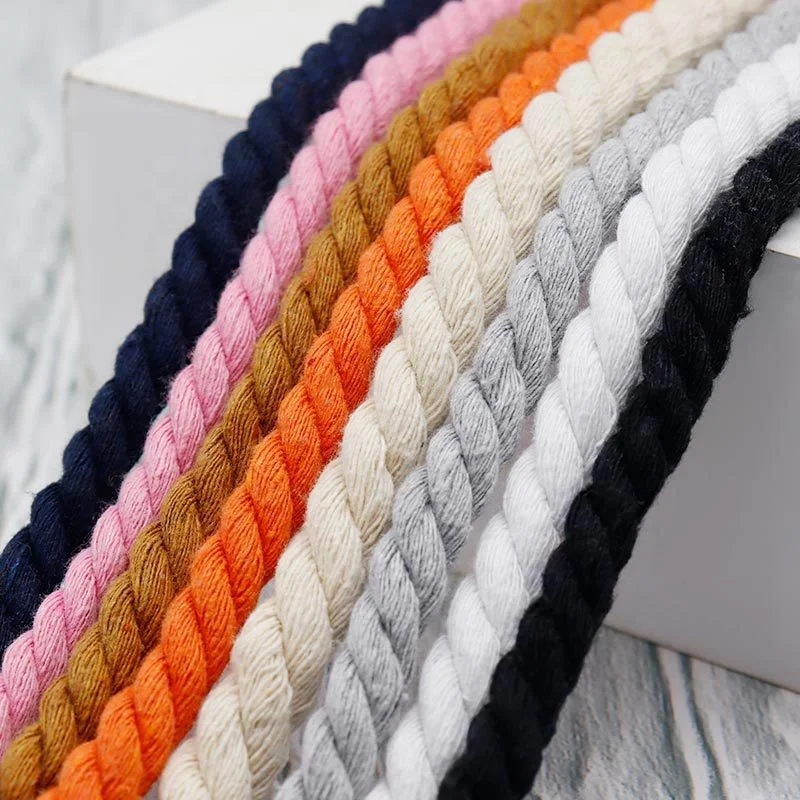 OLIAN High Quality Wholesale 0.8cm / 1cm Cotton And Linen Hemp Rope Round Woven Rope Shoelace TS Travis scotts braid Shoe Laces