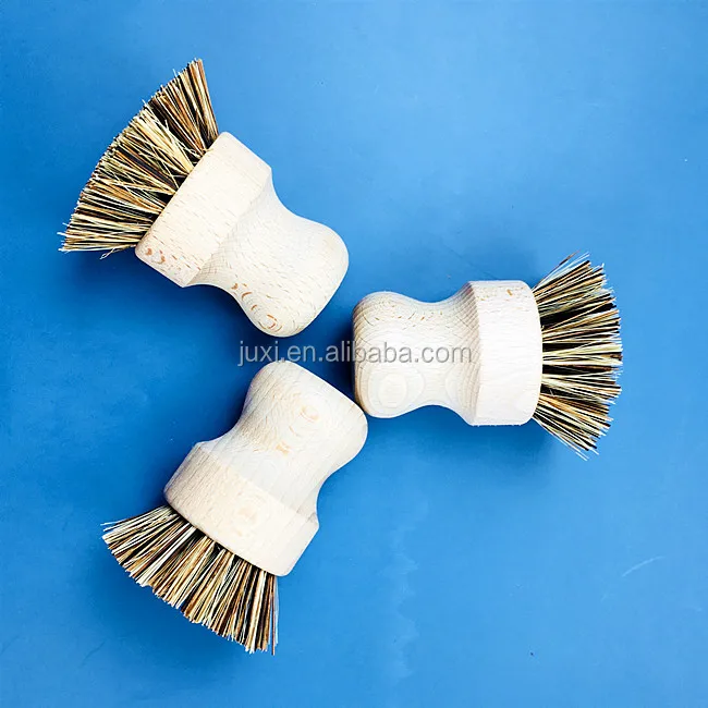 Cheap Wood Soft Sisal Eco Friendly Dish Brush Dish Washer Brushes