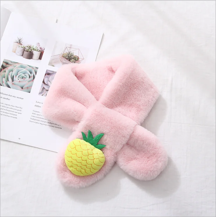 Kids cute animal pattern small neck scarfs