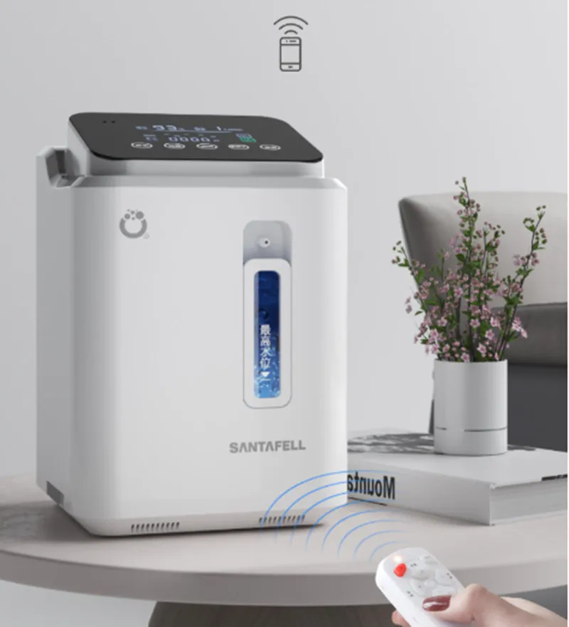 Supplier Physical Therapy Equipments Grade Oxygen-concentrator 1-7l Dual Flow Oxgen Santafell Oxygen Machine