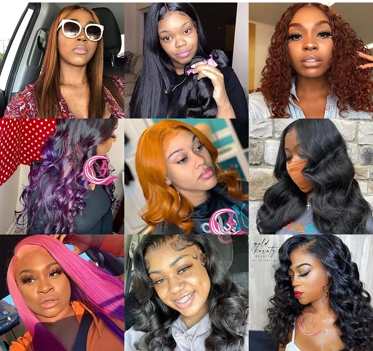 Clj Wholesale Tissage De Cheveux Mink Cuticle Aligned Peruvian Black 38 Inch Deep Wave Human Blend Bundles With Closure