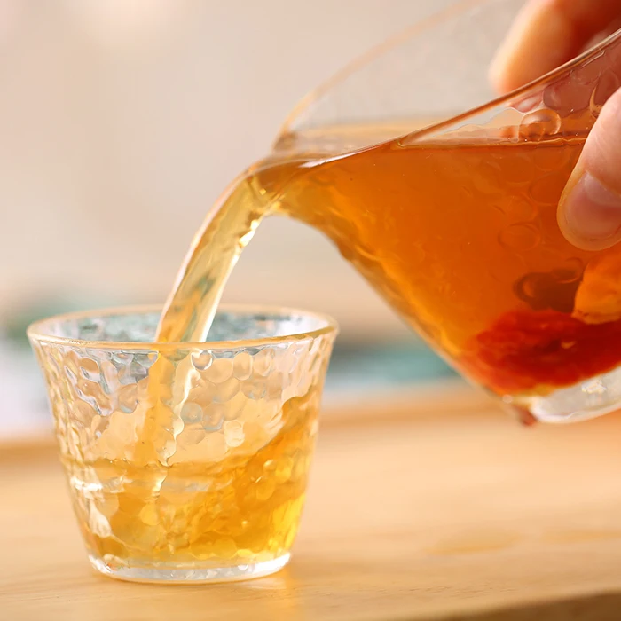 Borosilicate 3.3 Glass Hammer Glass Tea Dispenser Fair Cup