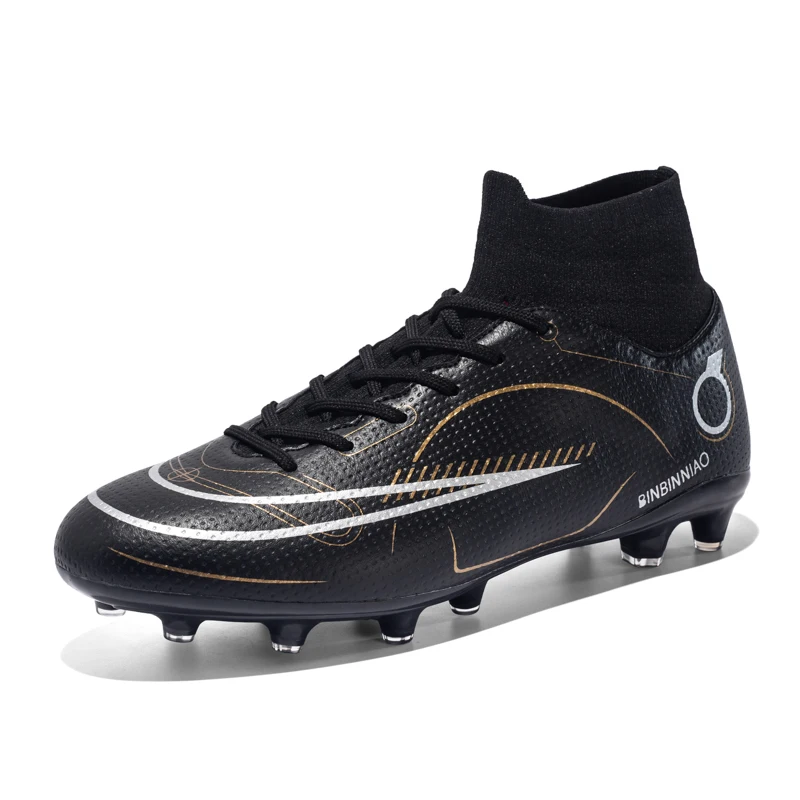 Popular Design Futsal Customize Odm Oem Training Competition Match Soft Light Athletic Plated Sport Man Women Soccer Cleat Shoes