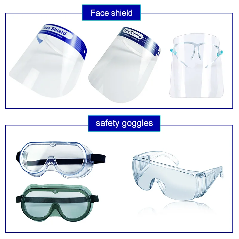 Hot Sale Safety Glasses Eye Protection Medical Clear Anti Fog Goggles