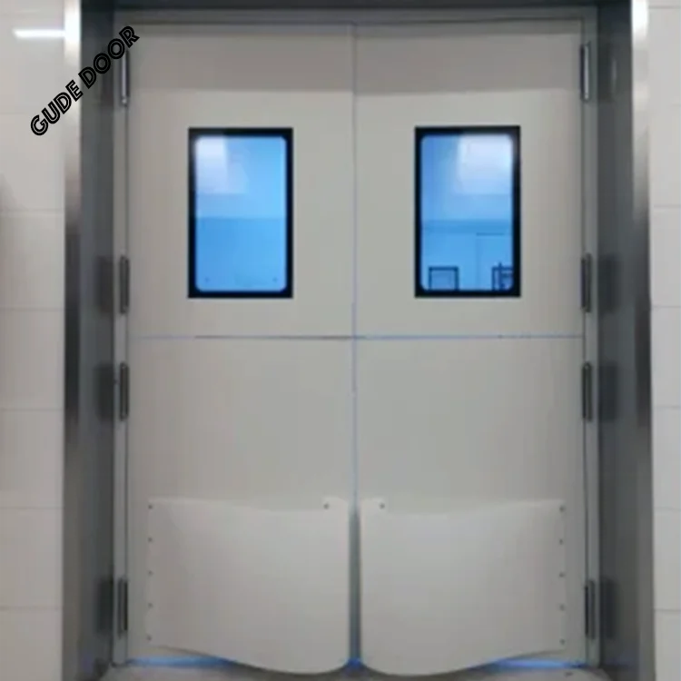 Factory Price Convenient and Clean Anti-Collision Door Aluminum Free Push and Pull Opening Method for Supermarket Use