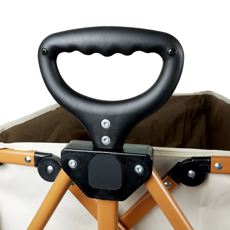 Factory Wholesale Collapsible Folding Wagon Cart Durable Foldable Wagons with 220 LB Capacity Utility