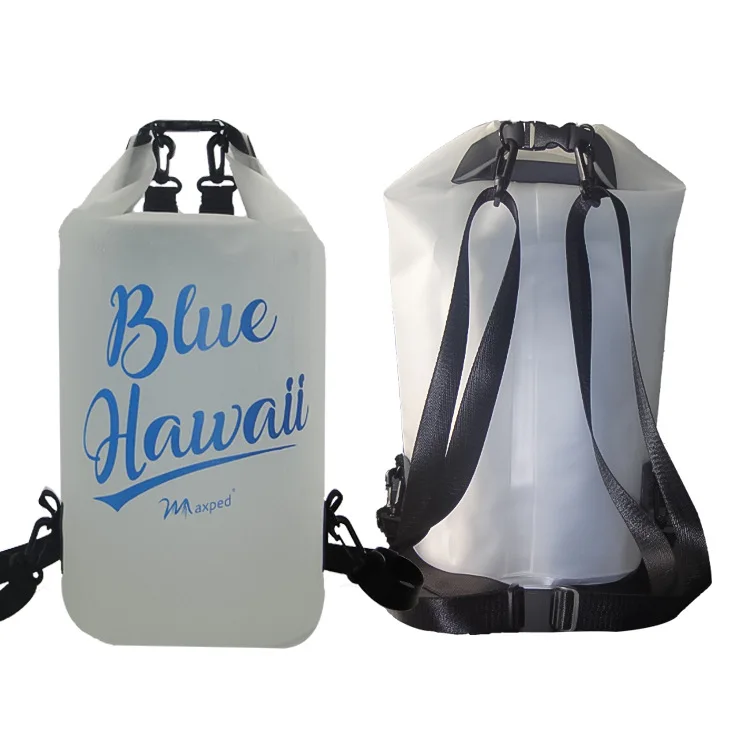 Outdoor waterproof bag TPU lightweight beach drifting bag camouflage transparent bucket bag shoulder