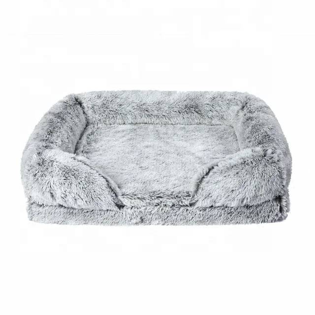 Plush portable pet Bed Orthopedic Sofa Dog Beds Bedding Soft Warm Mat Mattress Cushion