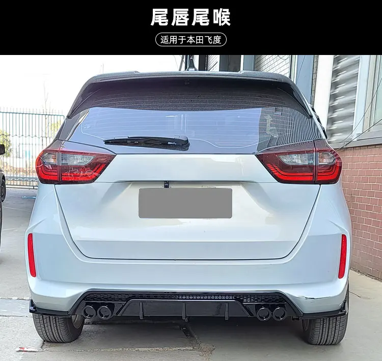 2020 Hot Sale JAZZ Carbon Fiber Trunk Spoiler Dedicated Modification Car Parts For Honda Fit External Auto Spoiler