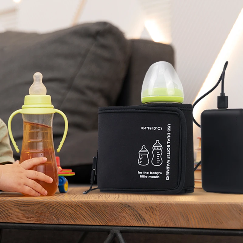 Baby Feeding Bottle Warmer Portable Baby Nursing Bottle Heater USB Baby Milk Bottle Heater Water Warmer