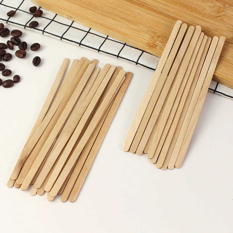 Big Supplier High Quality Round head wooden stirrers for Coffee Shop