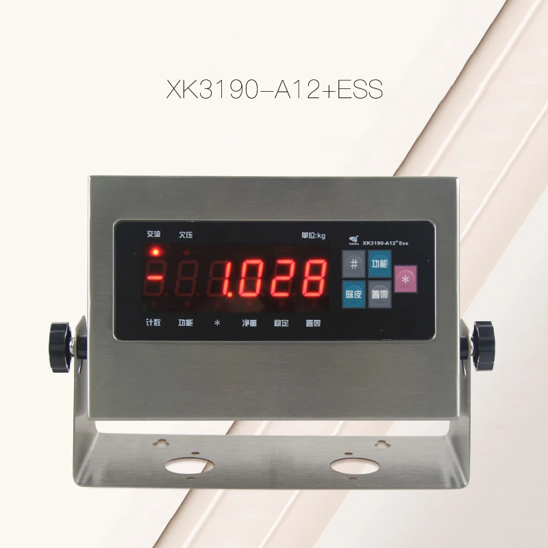 XK3190 A12E SS индикатор взвешивания из нержавеющей стали платформенные весы напольные часть прибора