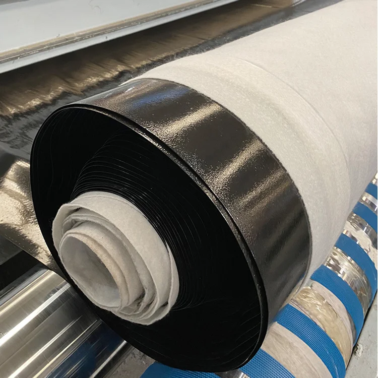 Composite geomembrane impermeable composite  One piece of geotextile and one landscape lake filament composite geomembrane