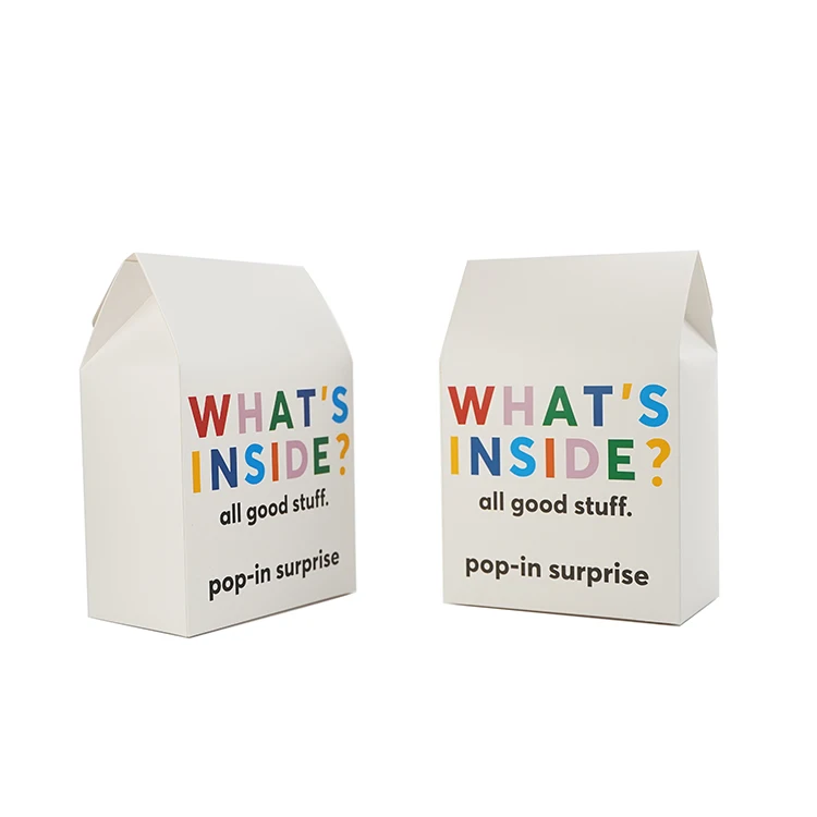 Custom Print Eco Christmas Display Cardboard Kraft Paper Cosmetic Gift Package Food Box