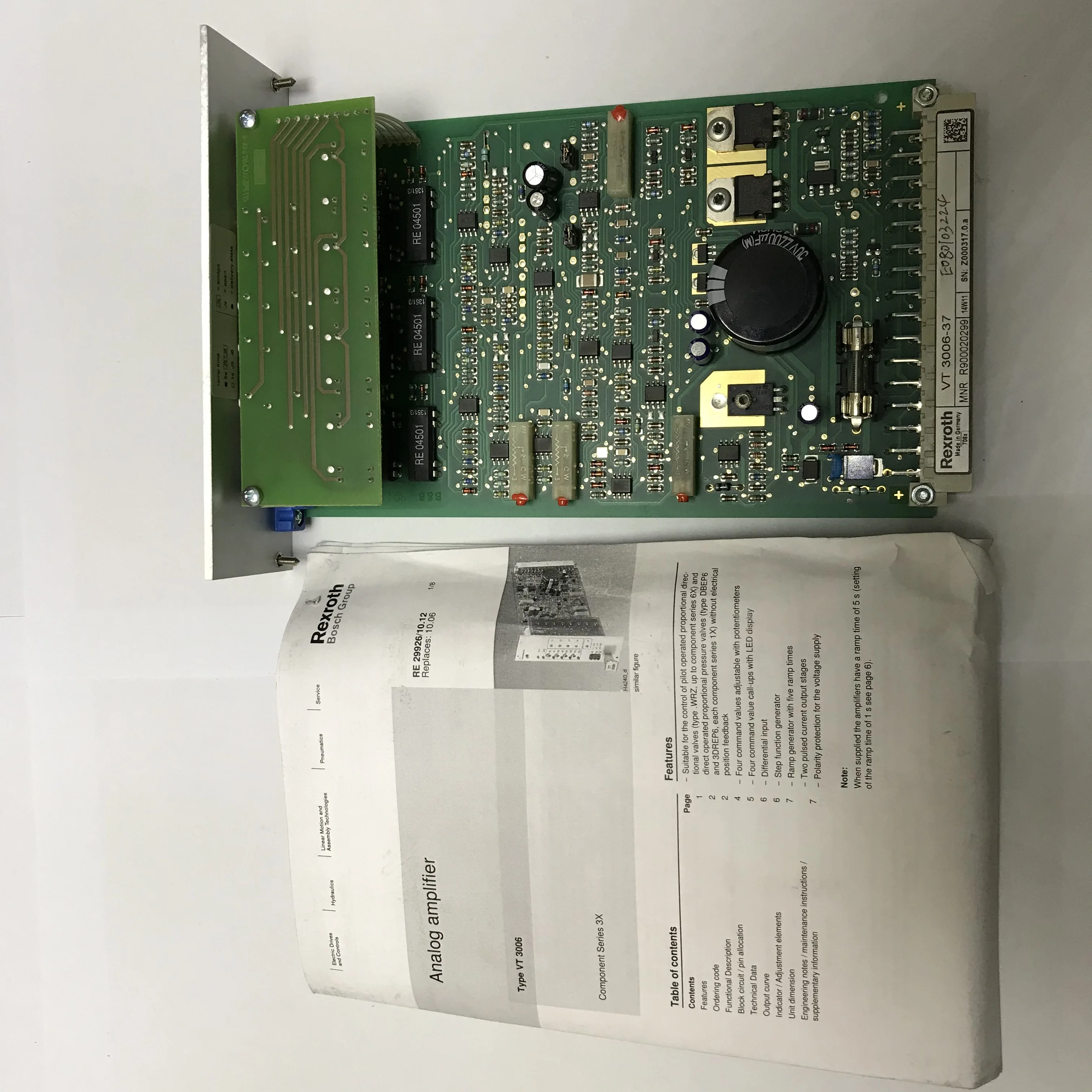 High Quality Electronics Amplifier Board Vt 3006-3X Proportional Valve Amplifier