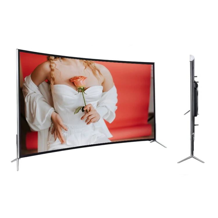 Curved tv 65 inches full hd 4K smart tv supplier